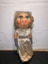 Vintage Miss Piggy Bendy doll Jim Henson's Muppet Show Henson Assoc. Inc. 1976