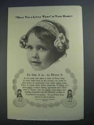 1912 fairy soap a little - fairy,