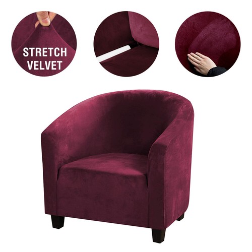 Stretch velvet tub - stretch, chair