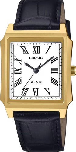 Casio men black leather - casio,