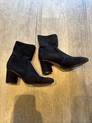 Stuart weitzman black suede - weitzman,