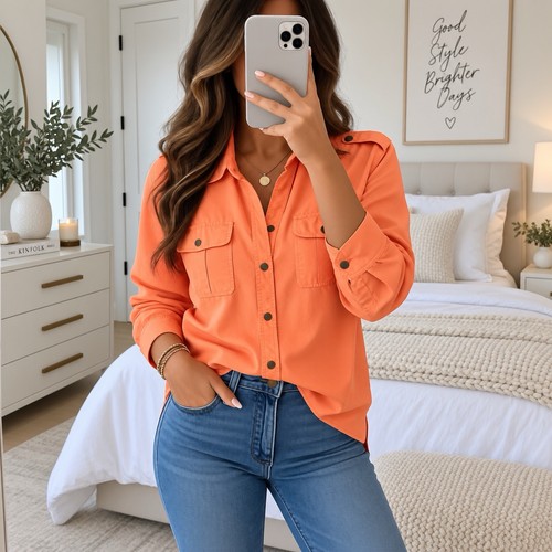 Tommy hilfiger orange - hilfiger, safari