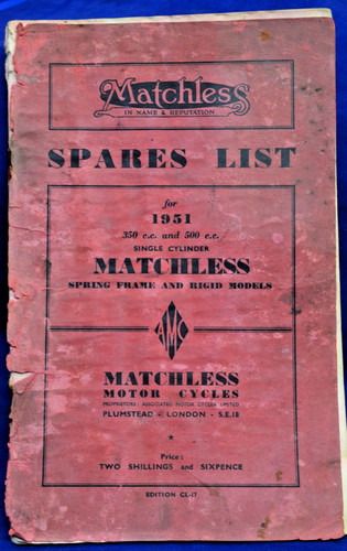 Original 1951 matchless - original, spares