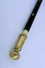 Antique Brass Long Round Head