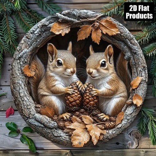 Cute squirrel garden - squirrel, plaque