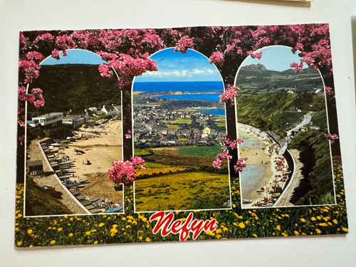 Vintage postcard nefyn - vintage,