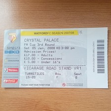 Ticket 2007 2008 cup 3 - 2007/2008,