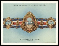 Churchman - The Lonsdale Championship Belt - Sporting Trophies (Large) - (1927)
