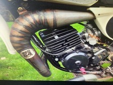 Yamaha YZ 125 1977 78 79  race cone pipe, Exhaust Pipe, Expansion Chamber