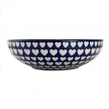 Shallow Fruit Bowl - Hearts -