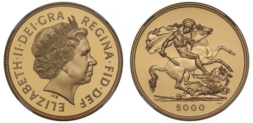 Elizabeth 2000 gold - ii, pf70