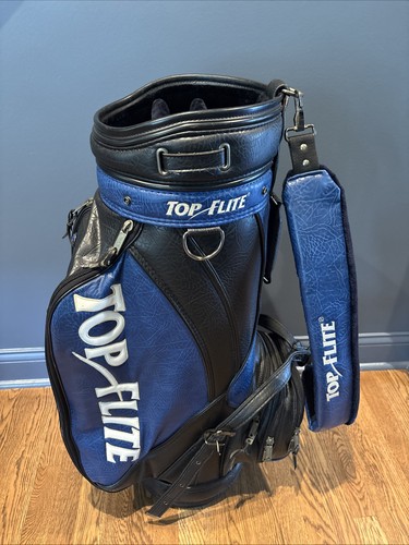 Blue black vinyl top flite - black,