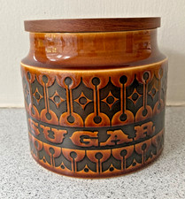 Vintage 1977 HORNSEA POTTERY Heirloom Sugar Bowl by John Clappison