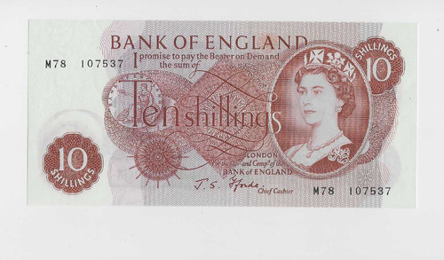 1967 bank england ten - bank, of
