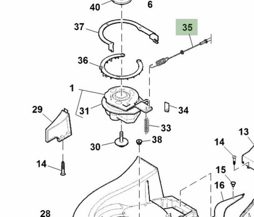 Genuine john deere walk - walk, behind