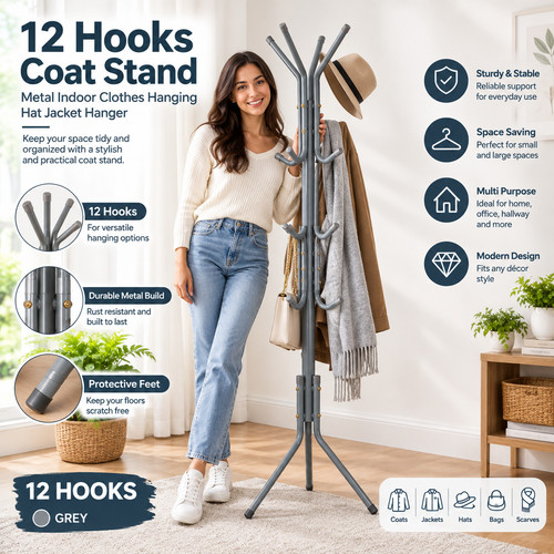 Hooks coat stand garment - stand,