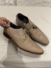 Gucinari Great Quality Tan Leather Oxford Brogue shoes EU45 UK11