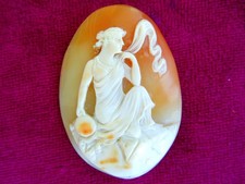 Big antique shell cameo - 49,
