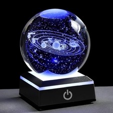 3D Solar System Crystal Ball