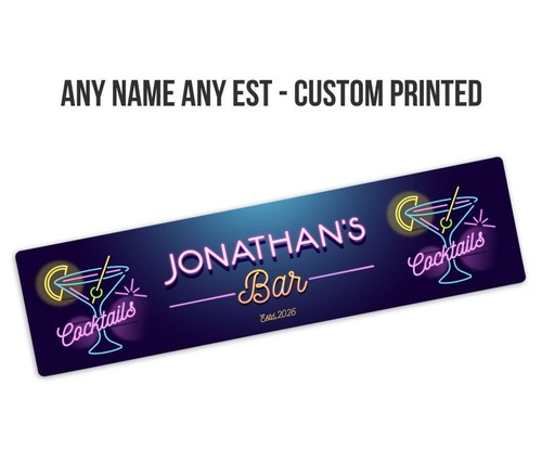 Personalised bar runner ideal - bar,