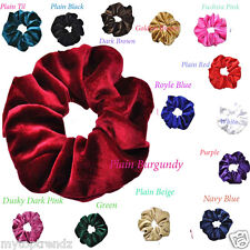 Premium Velvet Scrunchie Luxurious Soft Feel Large Velvet Hair Scrunchies Bobble
