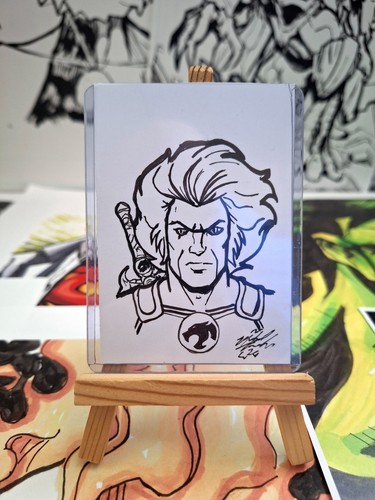 Lion sketch trading - lion-o, card