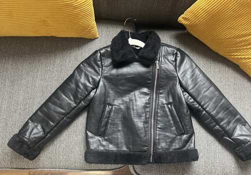 Primark kids black faux - primark,