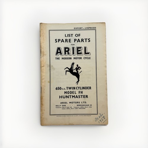 Ariel huntmaster oem parts - ariel,