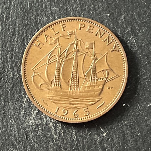 1965 half penny - 1965,