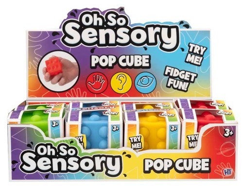 Pop cube assorted fidget - pop,