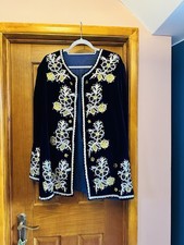 Velvet embroidered Jacket