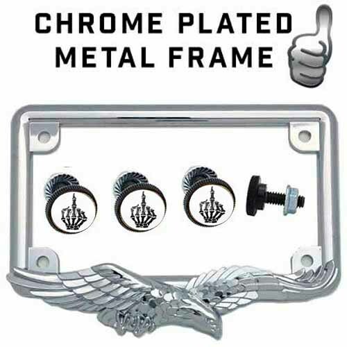 Chrome eagle motorcycle - chrome,
