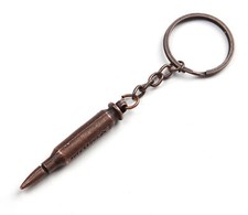 Keyring Gun Bullet Shape