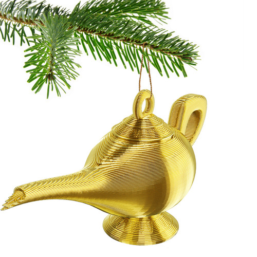 Genie lamp christmas - genie, tree