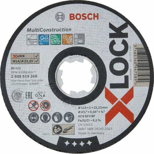 Bosch 115mm lock - x-lock, multi