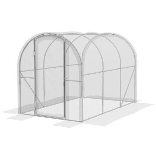 X 2m polytunnel - x,
