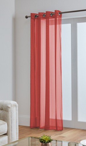 Voile panels curtain eyelet - panels,