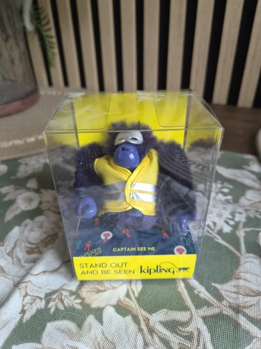 Kipling monkey keyring - keyring, blue