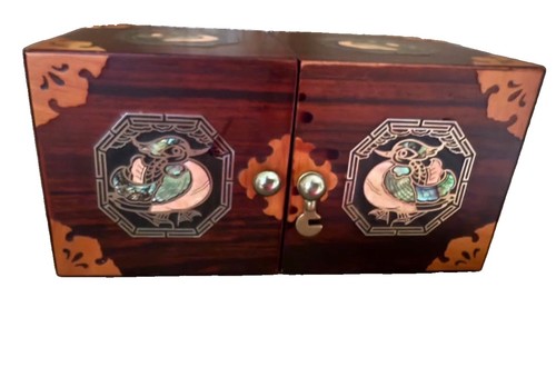 Jewelry box rosewood inlaid - jewelry,
