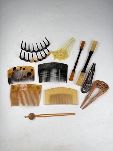 Japanese celluloid kanzashi - japanese,
