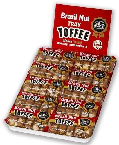 Walkers brazil nut toffee - walkers,