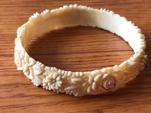 Vintage cream celluloid - vintage,