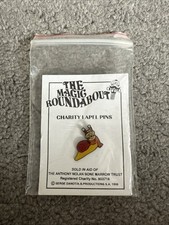 Magic Roundabout Brian snail AnthonyNolan Bone marrow trust pin badges