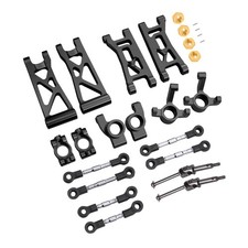 Metal Arms, CVD Driveshafts, Rear Wing Upgrade Kit For Losi 1/24 Micro-B 2WD RC