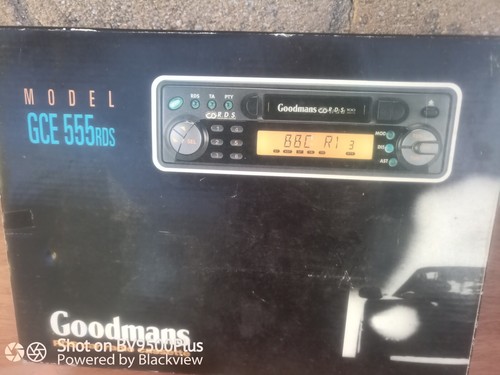 Goodmans gce555 rds car stereo - goodmans,