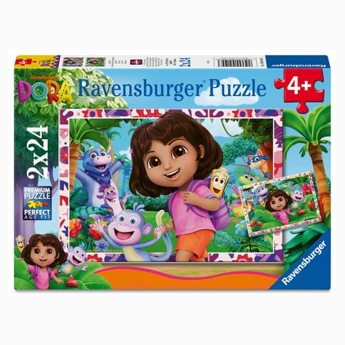 Kinderpuzzle 2x24 teile dora - kinderpuzzle,