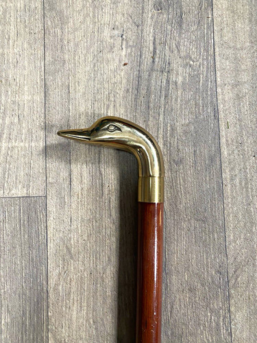 Vintage solid brass - solid, head