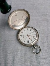 1902 Silver Pocket Watch John Forrest London Hallmarked 1902 Chester With Key