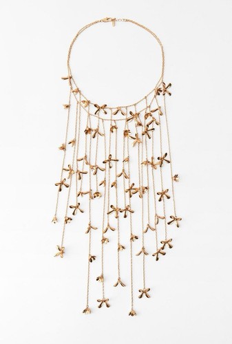 Zara cascading floral - cascading, necklace