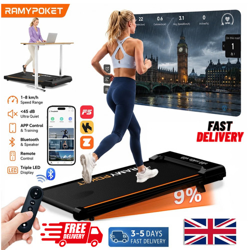 Walking pad with incline - walking, under